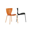 slide gloria chair for outdoors - orange&black | shop online ikonitaly