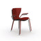 slide gloria chair for outdoors - red&black | shop online ikonitaly