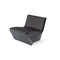 slide-kami-ichi-collection-origami-inspired-chair-black-with-cushion | ikonitaly