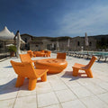slide-low-lita-collection-garden-lounge-chair-orange | ikonitaly