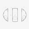 soldidesign sfera galà recycling bin data sheet