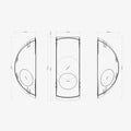 soldidesign sfera galà recycling bin data sheet