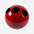 soldidesign sfera galà pattumeria rosso lucido  - 120 lt
