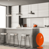 soldidesign ovetto gala bin with bottle crusher orange54lt_in_kitchen