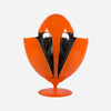 soldidesign ovetto gala bin with bottle crusher orange54lt_open
