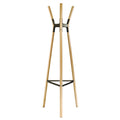 magis steelwood coat stand natural beech/black steel sheet | ikonitaly
