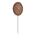 nomon swing i wall clock in walnut wood | ikonitaly