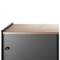 magis theca sideboard veneered cherry, natural closed | ikonitaly