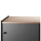 magis theca sideboard veneered cherry, natural closed | ikonitaly