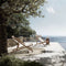    two-atmosphera-nirvana-folding-teak-deck-chairs-near-sea | ikonitaly