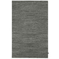 vermont hand-woven minimalist rugs dark grey
