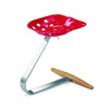 zanotta mezzadro stool by castiglioni red | ikonitaly