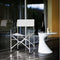 zanotta 2120 april gae aulenti white folding chair