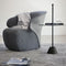 grey arom leather armchair by zanotta 