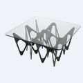 zanotta 695 butterfly glass coffee table - ikonitaly