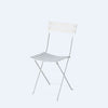 zanotta 2260 celestina folding steel seat white | ikonitaly