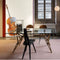 zanotta 2051 fenis cm maple wood chair black painted