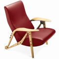 zanotta gilda red lounge chair | shop online ikonitaly