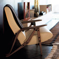 zanotta gilda leather lounge chair | shop online ikonitaly