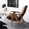 zanotta gilda brown lounge chair | shop online ikonitaly