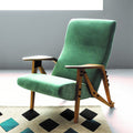 zanotta gilda green lounge chair | shop online ikonitaly