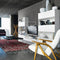 zanotta gilda white lounge chair in living room | shop online ikonitaly