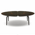 zanotta 682 graphium round marble coffee table - ikonitaly