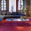zanotta 682 graphium round marble coffee table - ikonitaly