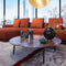 zanotta 682 graphium round marble coffee table - ikonitaly