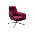 zanotta kent 895 lounge chair bordeaux | shop online ikonitaly