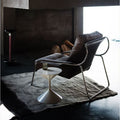 zanotta 900 maggiolina leather lounge chair - ikonitaly