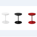 three small tables by zanotta, toi, white, black and red | ikonitaly