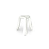 zieta plopp mini carbon steel stool glossy white | ikonitaly