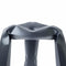 graphite plopp stool - view of the seat | ikonitaly