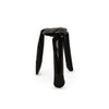 glossy black zieta plopp kitchen stool
