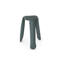metal plopp kitchen stool blue grey | ikonitaly