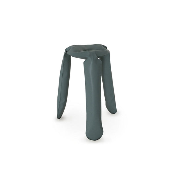 metal plopp kitchen stool blue grey