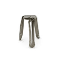 raw steel kitchen stool in metal zieta plopp | ikonitaly