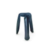 zieta plopp the heat collection kitchen stool cosmic blue | ikonitaly