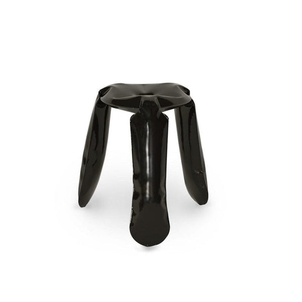 zieta plopp standard stool glossy black