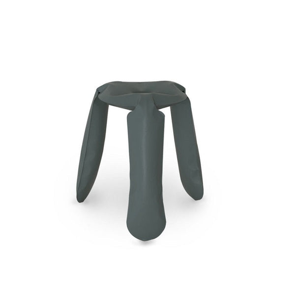 zieta plopp standard stool blue grey
