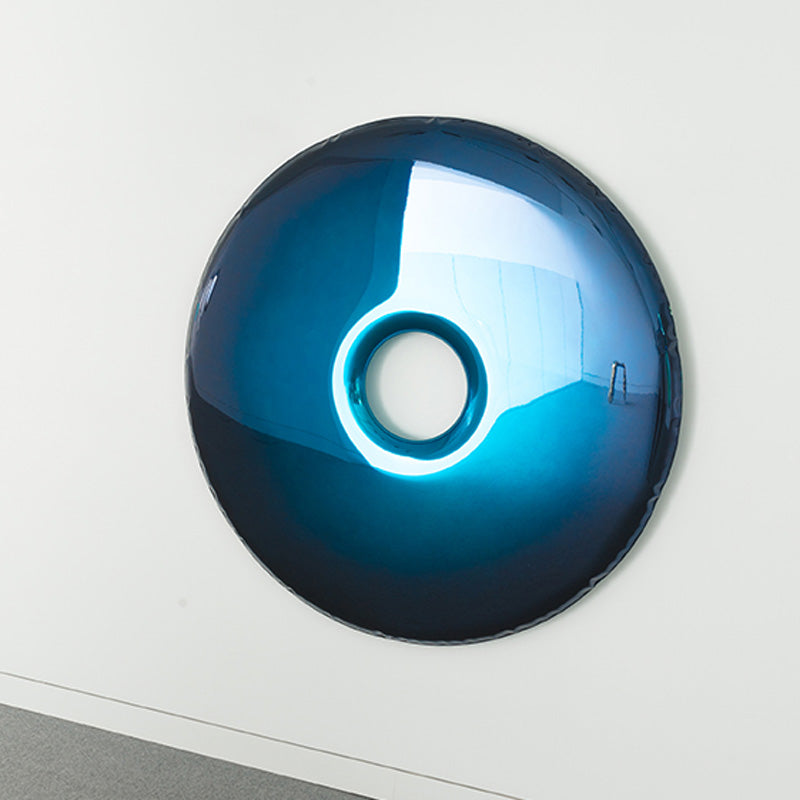 zieta rondo 150 blue round steel mirror | ikonitaly