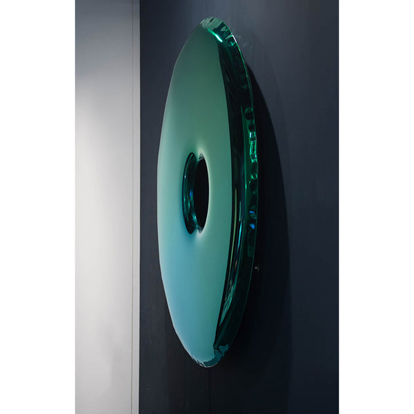 zieta rondo stainless steel wall mirror part of the gradient collection 
