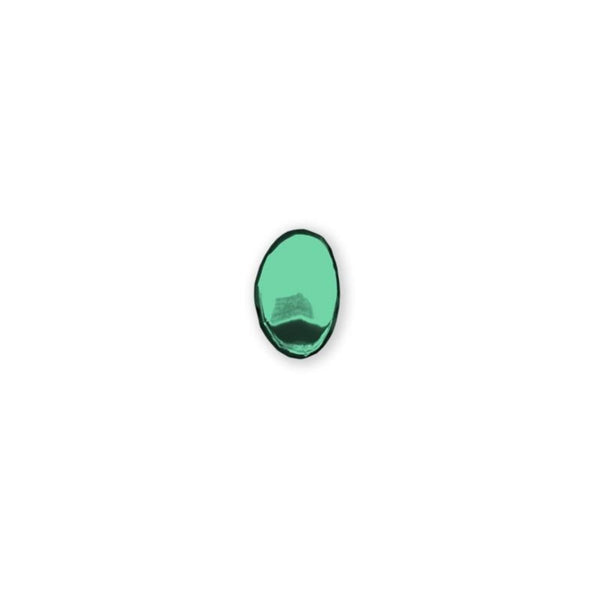 zieta tafla O5 lacquered emerald mirror in steel